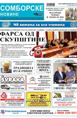 Somborske novine - broj 3091, 20. sep 2013.