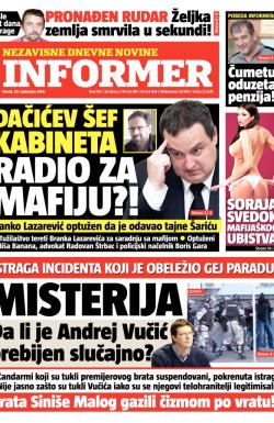 Informer - broj 734, 30. sep 2014.