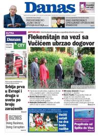 Danas - broj 8757, 20. sep 2021.