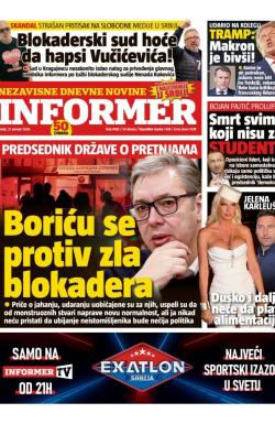Informer - broj 4188, 21. jan 2026.