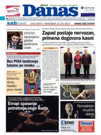 Danas - broj 5852, 7. okt 2013.