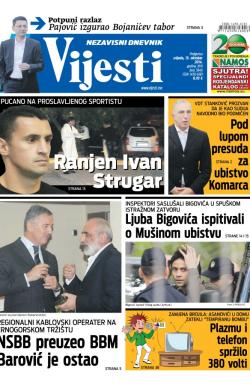 Vijesti - broj 5946, 15. okt 2014.