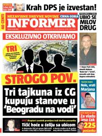 Informer CG - broj 569, 18. mar 2014.
