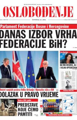 Oslobođenje - broj 24.471, 15. jan 2015.