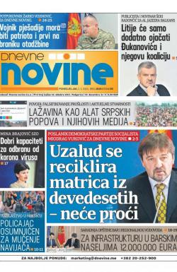 Dnevne novine - broj 2619, 2. mar 2020.