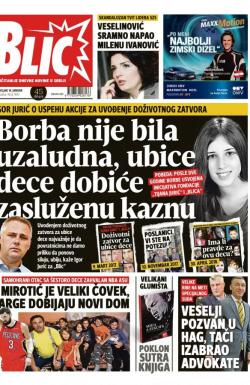 Blic - broj 7870, 14. jan 2019.