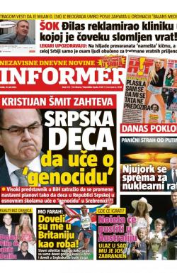 Informer - broj 3112, 13. jul 2022.