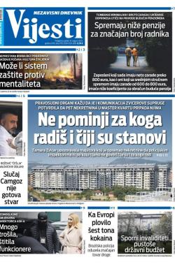 Vijesti - broj 9449, 16. avg 2024.