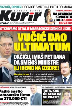 Kurir - broj 3519, 14. jul 2013.