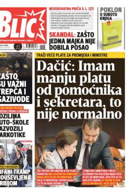 Blic - broj 7928, 14. mar 2019.