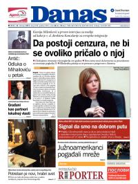 Danas - broj 6358, 25. feb 2015.