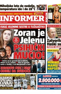 Informer - broj 1668, 17. okt 2017.