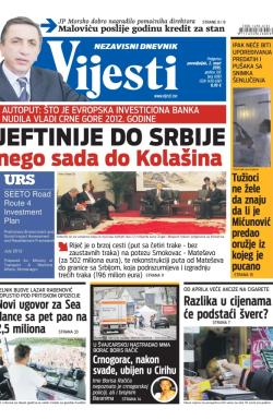 Vijesti - broj 6081, 2. mar 2015.