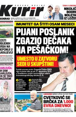 Kurir - broj 3512, 7. jul 2013.