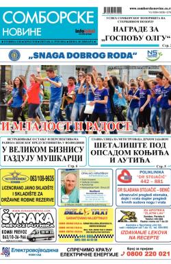 Somborske novine - broj 3128, 6. jun 2014.
