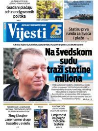 Vijesti - broj 8784, 25. sep 2022.