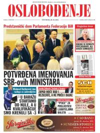 Oslobođenje - broj 24.758, 29. okt 2015.