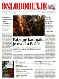 Oslobođenje - broj 25186, 7. jan 2017.