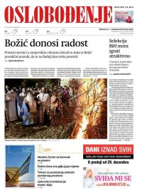 Oslobođenje - broj 25544, 7. jan 2018.