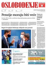 Oslobođenje - broj 26434, 20. jul 2020.