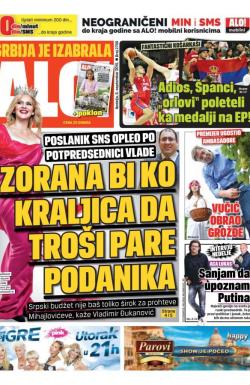 Alo - broj 2706, 6. sep 2015.