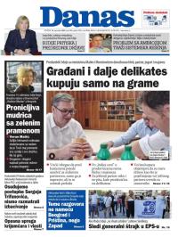 Danas - broj 9406, 14. sep 2023.