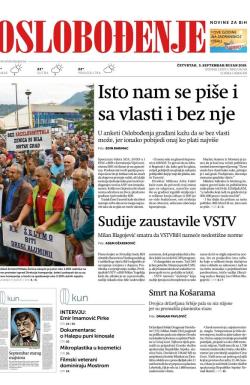 Oslobođenje - broj 26139, 5. sep 2019.