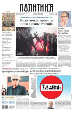 Politika - broj 40143, 7. sep 2025.