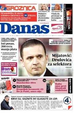 Danas - broj 6004-6005, 8. mar 2014.