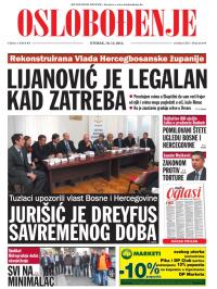Oslobođenje - broj 24.070, 10. dec 2013.