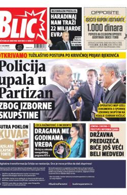 Blic - broj 7850, 21. dec 2018.