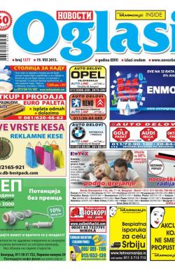 Novosti oglasi - broj 1377, 19. avg 2015.