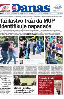 Danas - broj 7198, 14. jun 2017.
