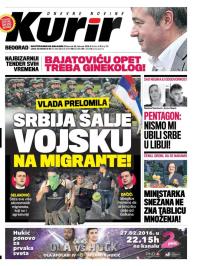 Kurir - broj 738, 25. feb 2016.