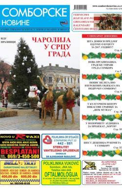 Somborske novine - broj 3261, 23. dec 2016.