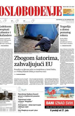 Oslobođenje - broj 25741, 26. jul 2018.