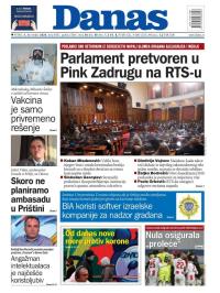 Danas - broj 8467, 4. dec 2020.