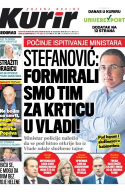 Kurir - broj 313, 16. dec 2014.
