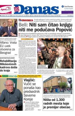 Danas - broj 7106, 14. mar 2017.