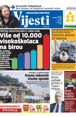 Vijesti - broj 5721, 3. mar 2014.