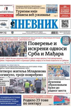 Dnevnik - broj 28273, 28. nov 2025.