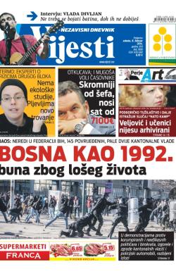 Vijesti - broj 5698, 8. feb 2014.