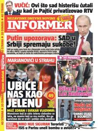 Informer - broj 1233, 20. maj 2016.