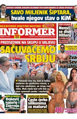 Informer - broj 3684, 27. maj 2024.
