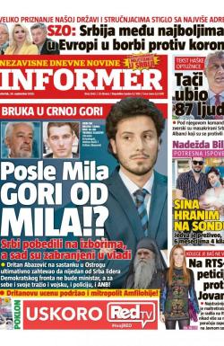 Informer - broj 2562, 24. sep 2020.