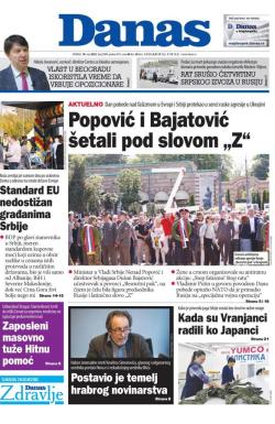 Danas - broj 8989, 10. maj 2022.