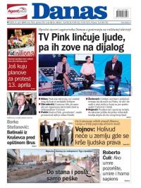 Danas - broj 7856, 3. apr 2019.