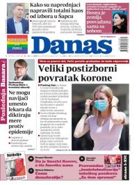 Danas - broj 8307, 27. jun 2020.