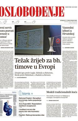 Oslobođenje - broj 24.994, 21. jun 2016.