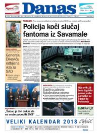 Danas - broj 7408, 10. jan 2018.